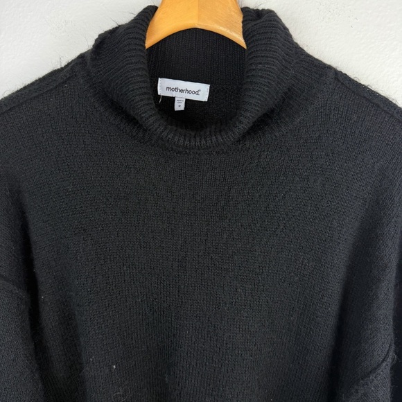Motherhood Maternity Turtleneck Pullover Sweaters Bundle Black Tan Medium - Picture 6 of 10